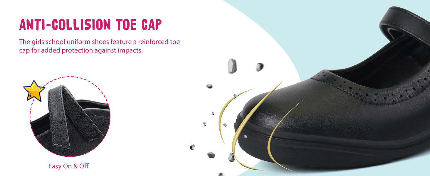 uniform shoes for girls black