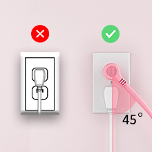 right angle flat plug