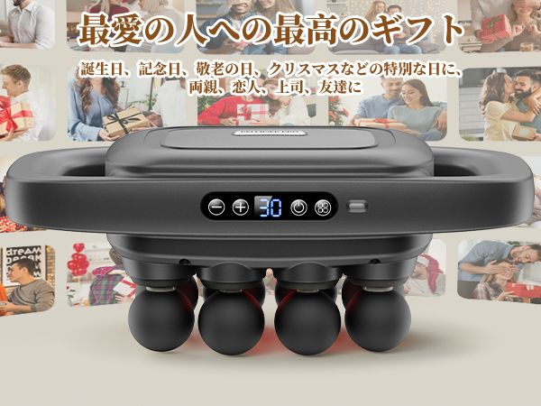 プロが施術で使用するマッサージガンをご自宅で♪❤最新式で効率的な筋膜リリース Amazon | Napre 筋膜リリースガン折り畳み式ハンディガン5つの