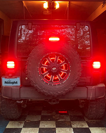 nilight jeep tire light, third brake light