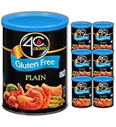 4C Premium Gluten Free Bread Crumbs, Plain 6 Pack, Regular & Gluten Free, Flavorful Crispy Crunch...