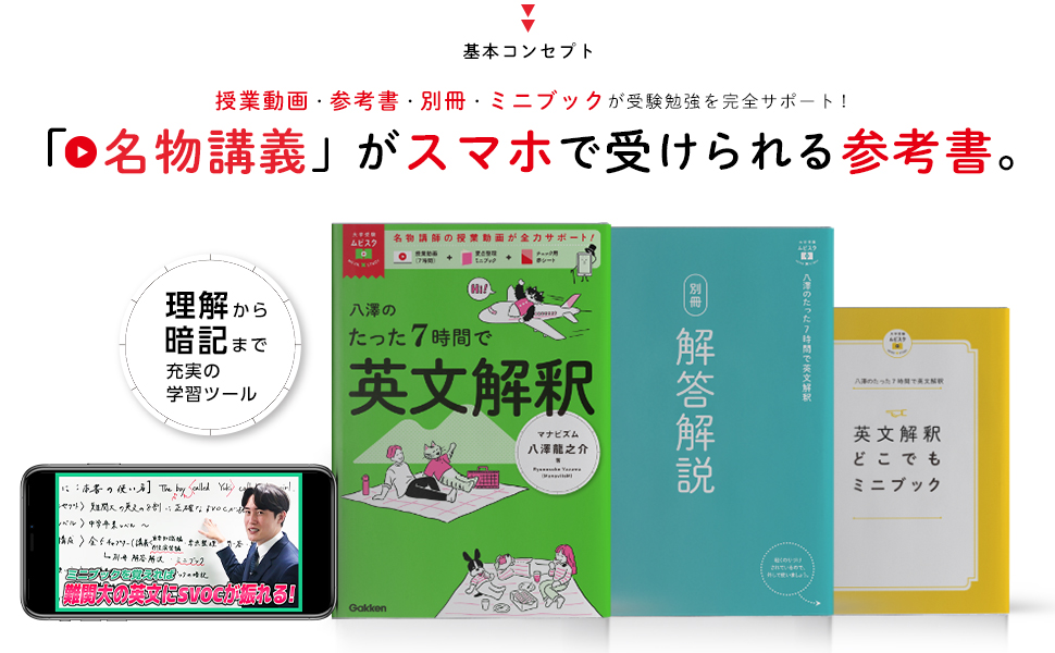 大学受験ムビスタ 八澤のたった7時間で英文解釈: MOVIE×STUDY