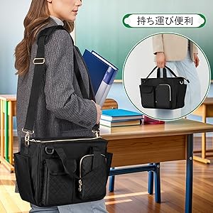 【美品】コーチトートバッグ ショルダーバック 通勤 通学 A4 PCビジネス 楽天市場】【11ポケット】通勤バッグ レディース a4 ショルダー