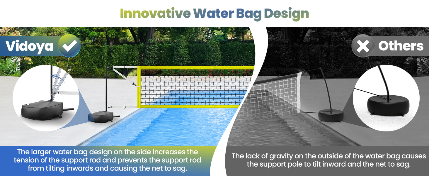 pool volleyball set for inground pools