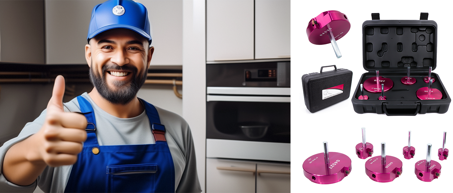 7 Pcs PVC Pipe Reamer Set With 3/4 inch, 1 inch, 11/4inch