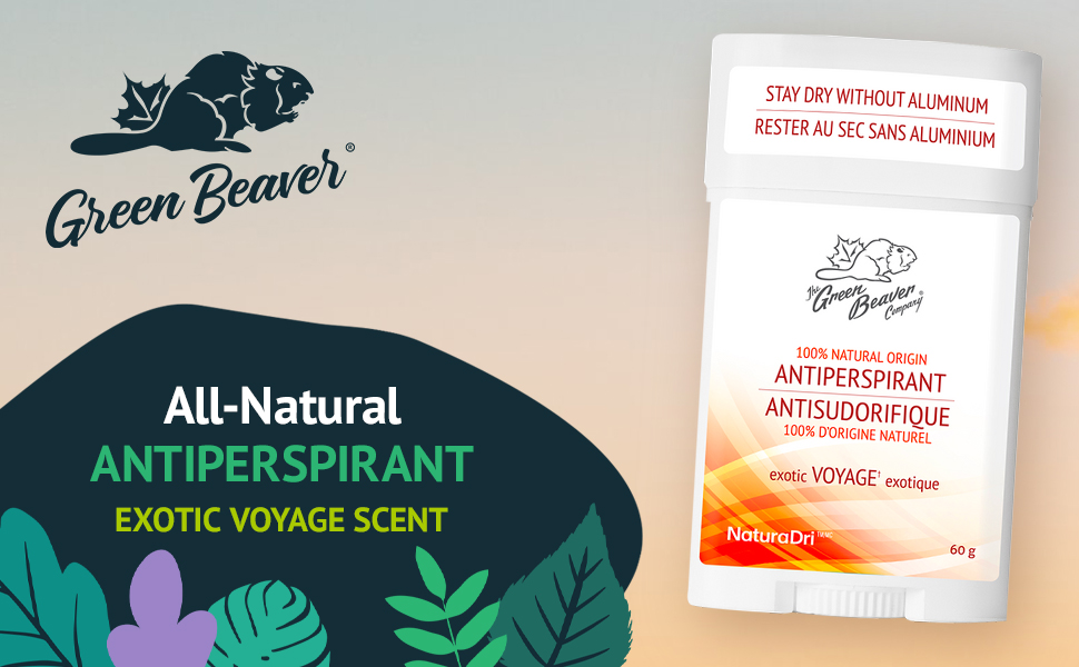 Green Beaver All Natural Dual Action Moisture absorbing Body Deodorant