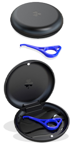 invisalign holder aligner case magnetic retainer case slim retainer case