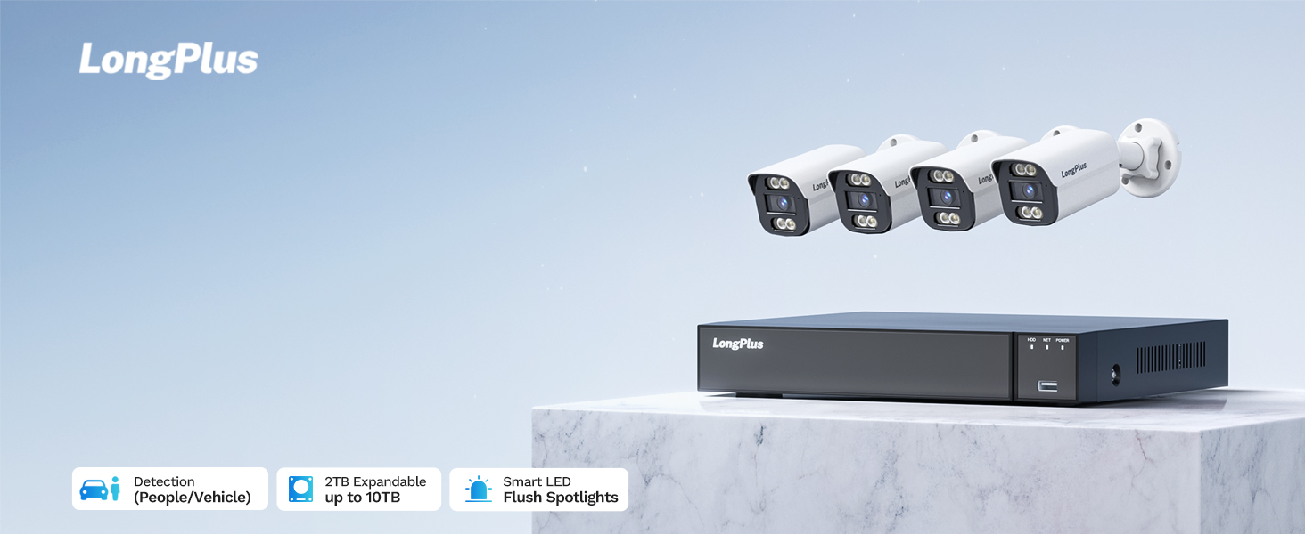 4K Lite PoE Dome Security System