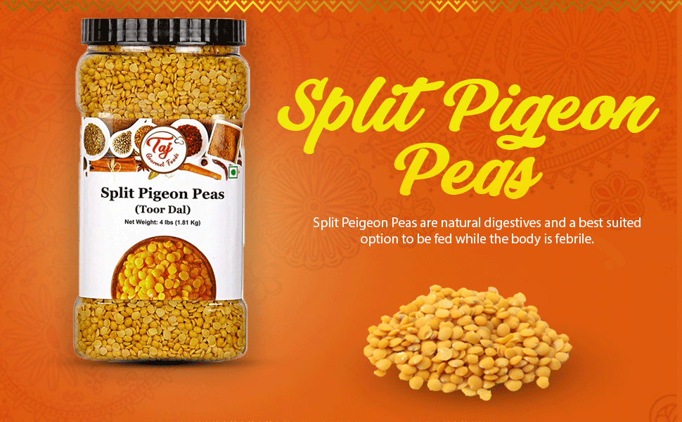 toor dal, tur dal, split pigeons peas