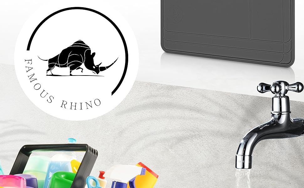 Famous Rhino The Original Under Sink Mat Silicone