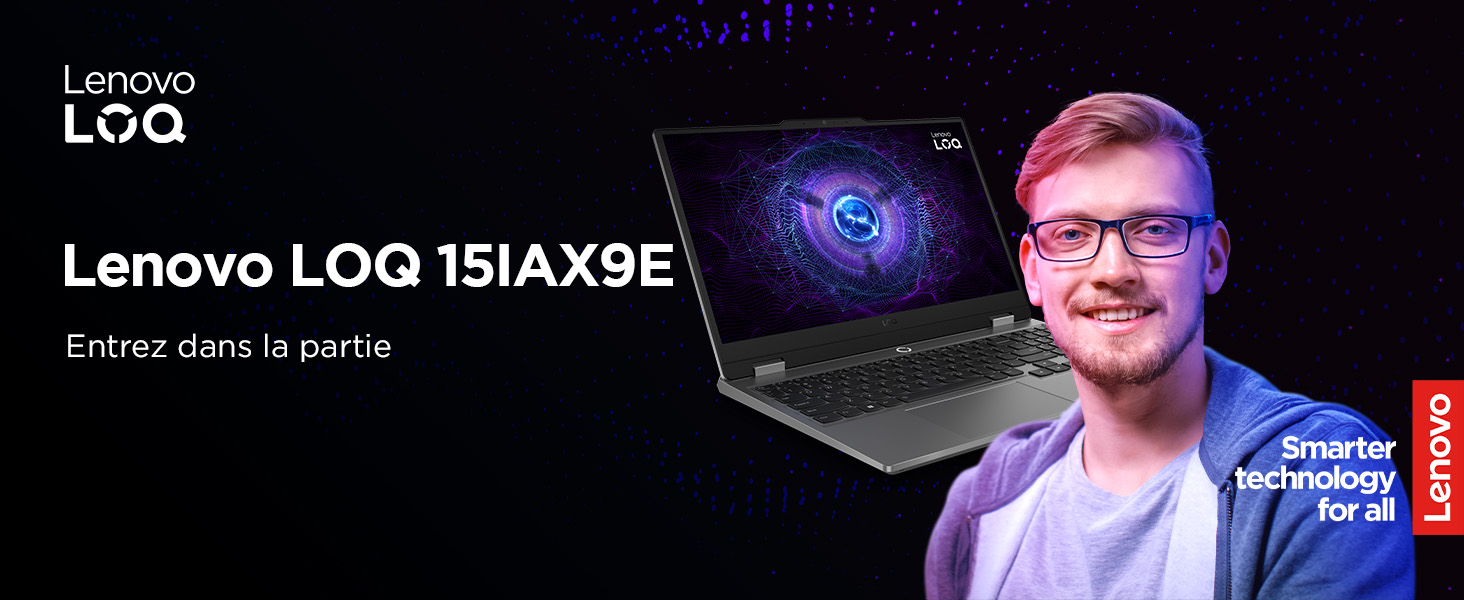 Lenovo LOQ 15IAX9E - Ordinateur Portable Gaming 15.6'' FHD 144Hz