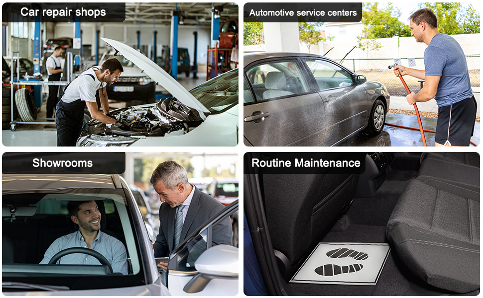 IMIKEYA Paper Floor Mat 25Pcs Disposable Car Floor Mats