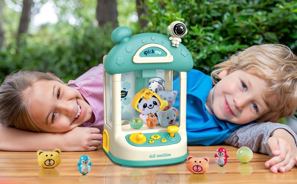 X XIN·SHI Mini Claw Machine Portable Claw Machine for