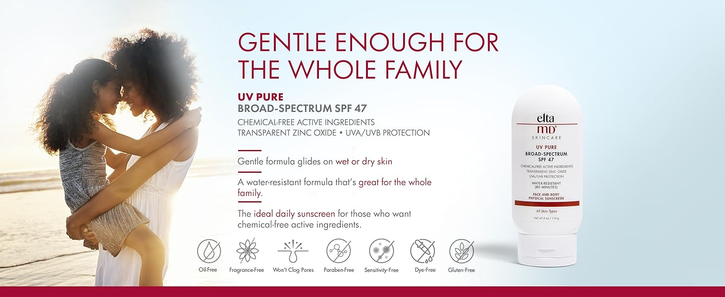 EltaMD UV Elements Facial Sunscreen, Broad-Spectrum SPF 44, Oil-Free for Dry, Combination Skin