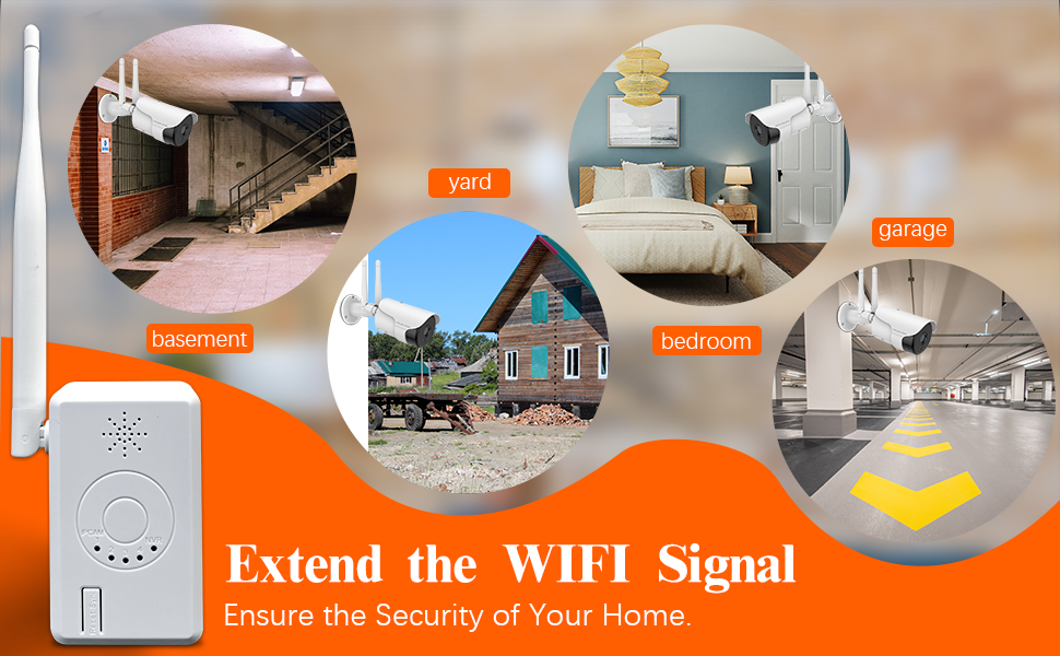 {ONLY for WEILAILIFE Security Camera System} WiFi Range