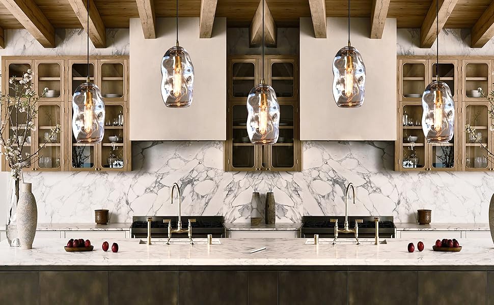 Pendant lights kitchen island