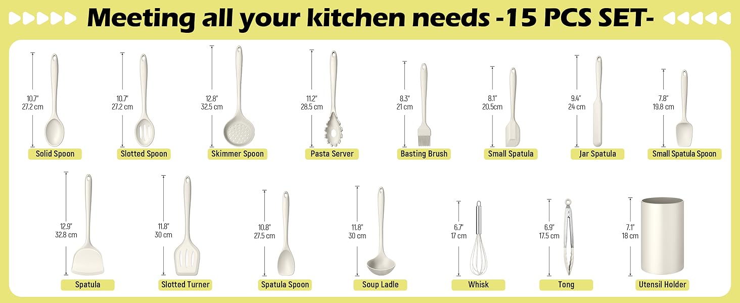 silicone utensils