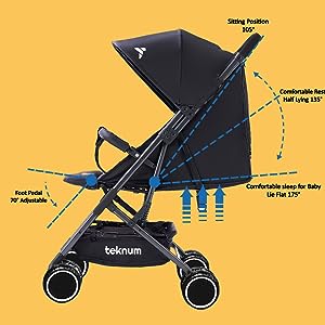 Teknum Yoga Lite Stroller Black