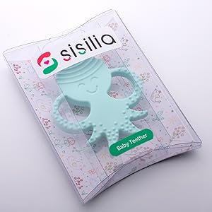 Sisilia Octopus Teether Packaging