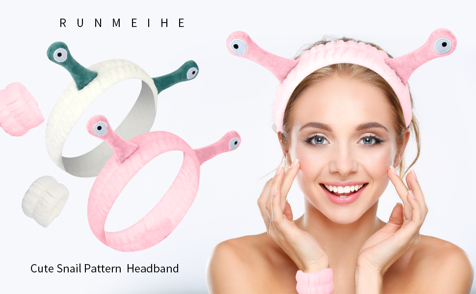 snail pattern headband