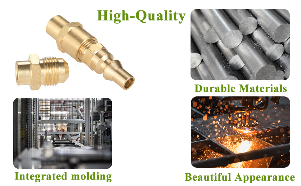 Aupoko 1/4 inch RV Quick Connect Adapter Conversion