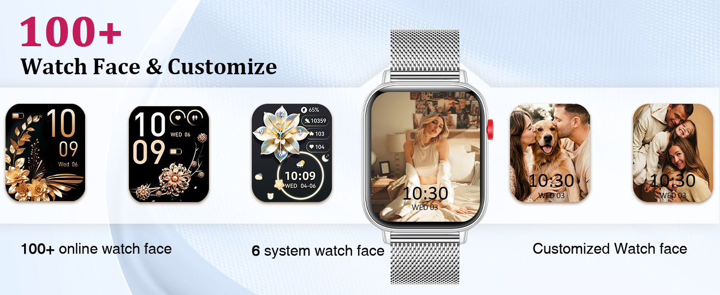 This multifunctional smartwatch provides a variety of practical functions