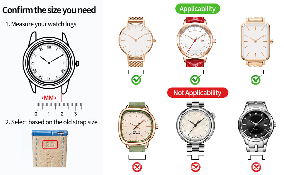 women watch band