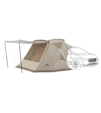 【美品】Naturehike カーサイドテント シェルターテント Amazon.co.jp: Naturehike 公式ショップ カーサイドテント