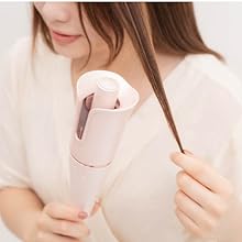 Amazon | 【海外対応・自動巻きヘアアイロン】spin & curl