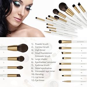 Premium quality makeup brush set, make up brush set makeup brush set professional