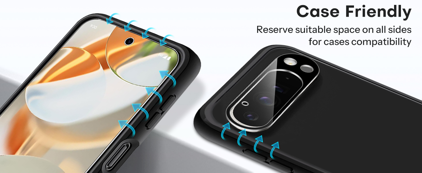 pixel 9 pro screen protector tempered glass