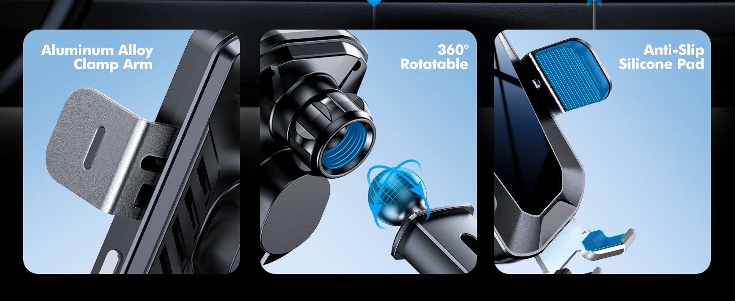 EOIWUY Wireless Car Charger Mount