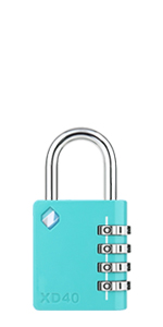 Zarker XD35 Combination Lock, 3-Digit Padlock for School