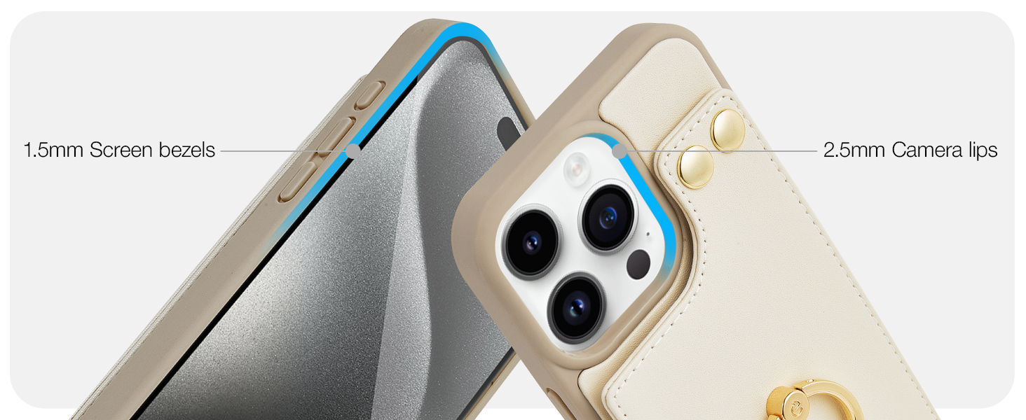 LAMEEKU for iPhone 16 Pro Max Case Wallet with Card Holder