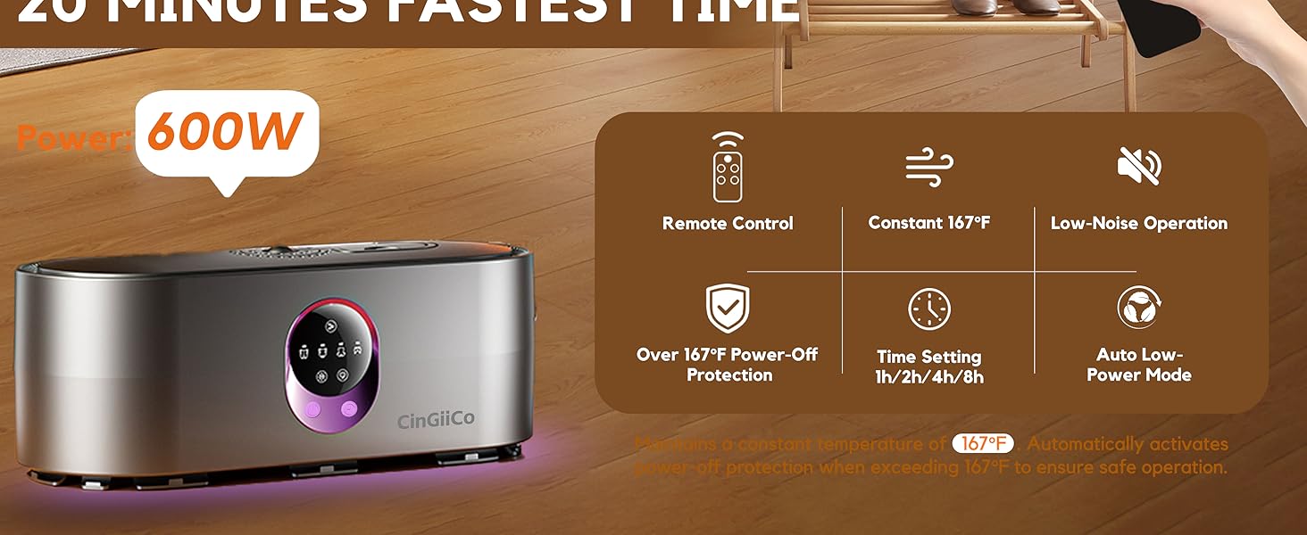 Portable Clothes Dryer, Clothes Dryer hold 9-12 Items, With Time Setting、Remote Control, Portable Dryers For Laundry, Apartments, RV, Travel, Low noise、Energy Saving、 Wrinkle Resistant 4 clothes dryer