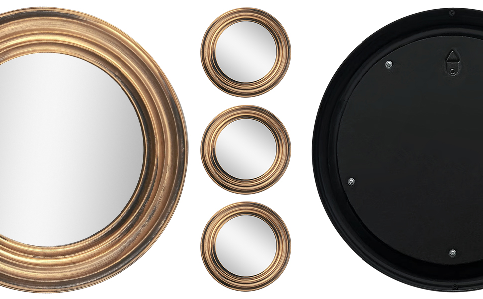 Antitque Gold Small Mirrors