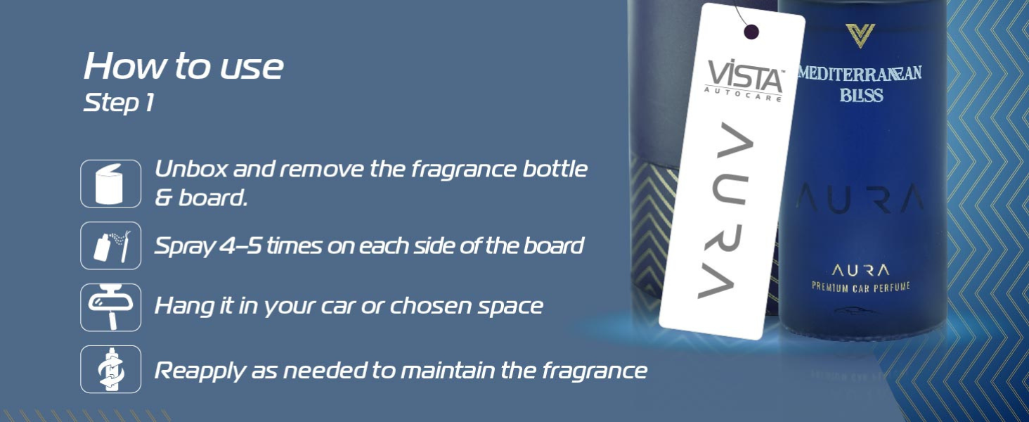 Car prtfume Long-lasting Air Freshness Enjoy 600+ sprays per bottle,