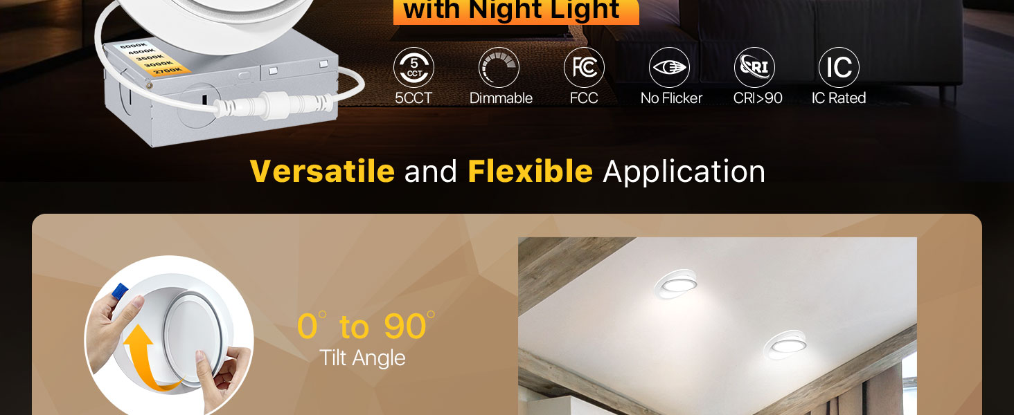 gimbal recessed lighting 6 inch