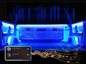 truck bed lights truck jeep rgb led door handles kit under glow light kit for semi truck