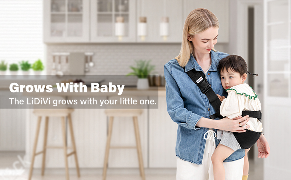 Portable Baby Carrier, LiDiVi Toddler Carrier for Child