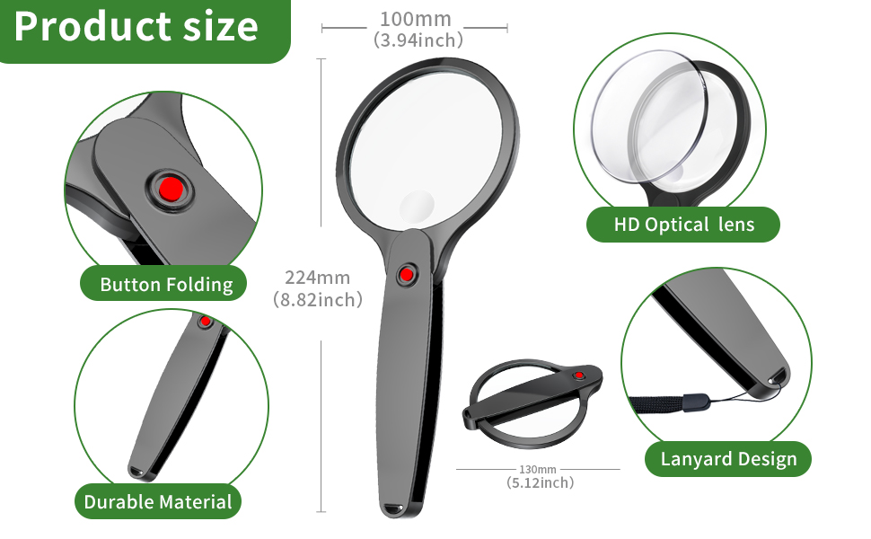  to Reduce Eye Strain-Ideal for Reading Fine Print