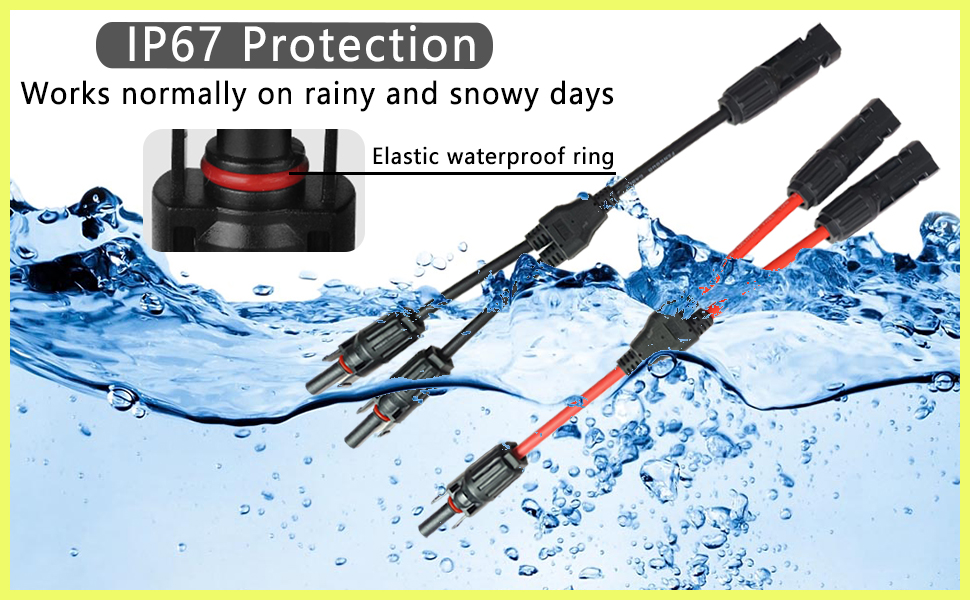 Amazon.com: DEZGDL Solar Panel Parallel connectors for Parallel ...