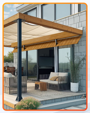 Pergola Roof Riser