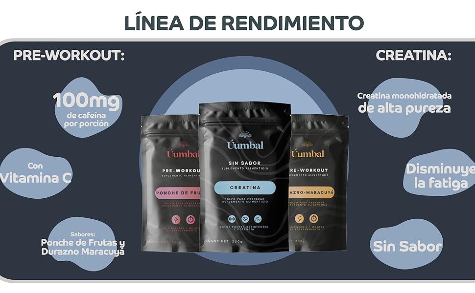 Creatina monohidratada, creatina en polvo, creatina sin sabor