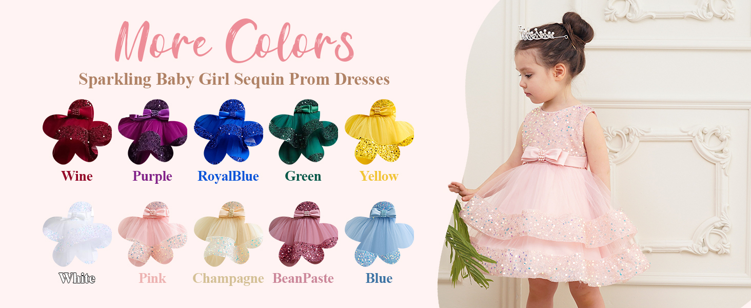 baby girl sequin dress