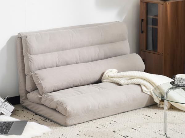 Amazon｜ShinrinKaze森風 ソファベッド 1人用 折りたたみ ローソファー