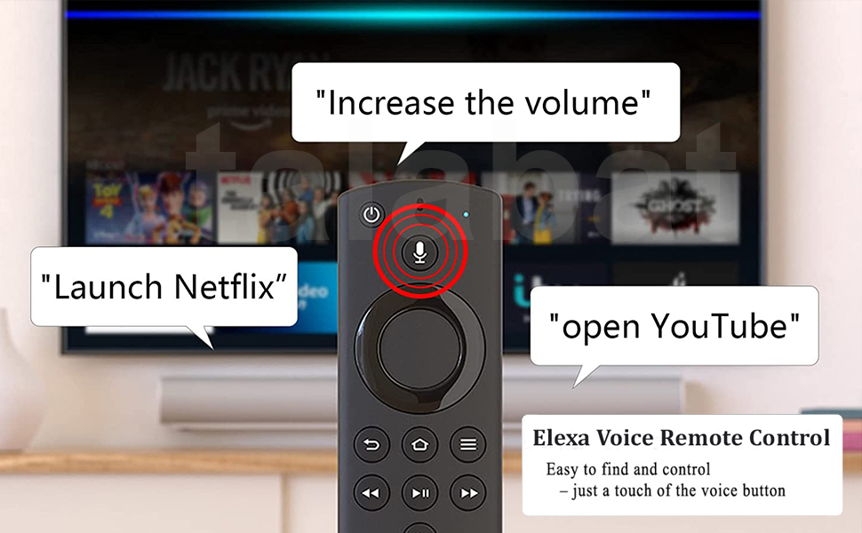 Buy Talabat® Remote Control Compatible for Amazon Fire Tv Stick Remote