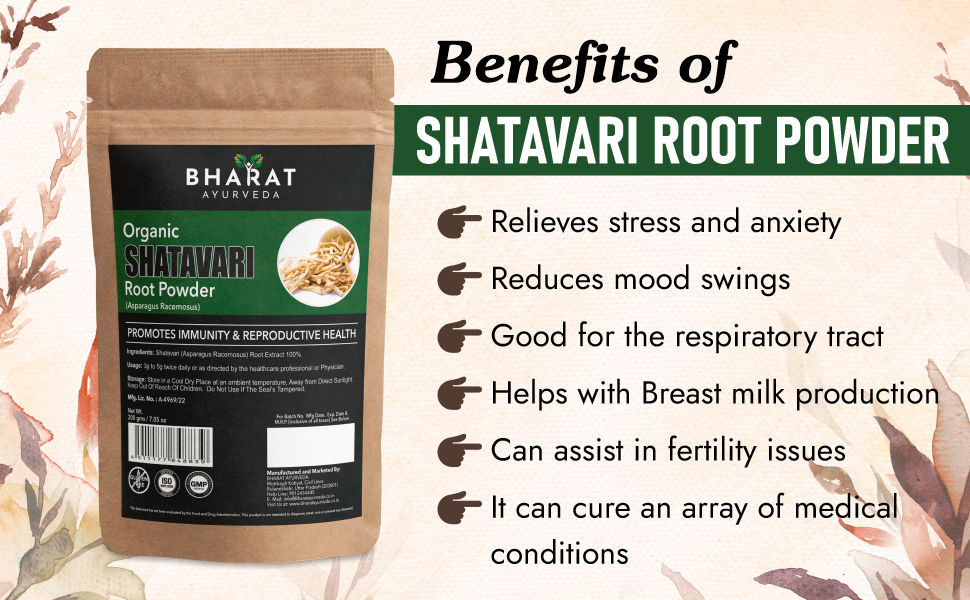 Bharat Ayurveda Shatavari Root Powder