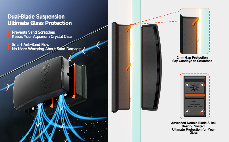Dual-Blade Suspension Ultimate Glass Protection