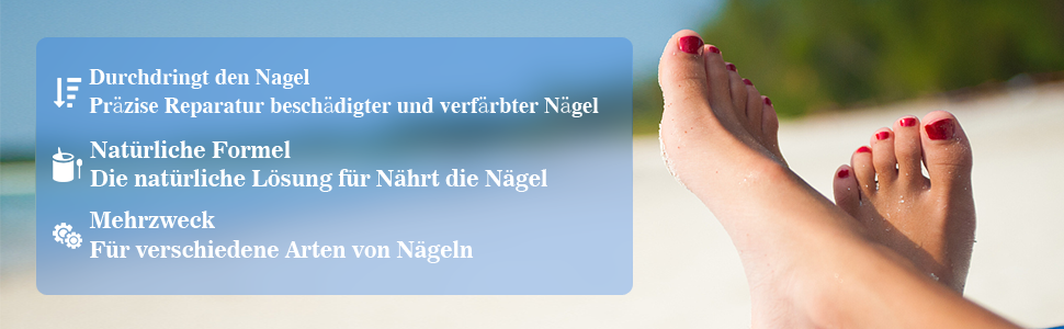 Durchdringt den Nagel Naturliche Formel Mehrzweck